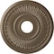 Ekena Millwork Melonie Ceiling Medallion (Fits Canopies up to 6 3/8"), 16"OD x 3 5/8"ID x 3/4"P, Warm Silver CM16MLWSS - alternate 1